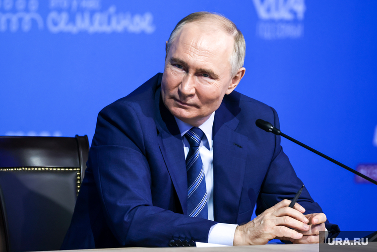 Владимир Путин на ВДНХ. Москва, путин владимир