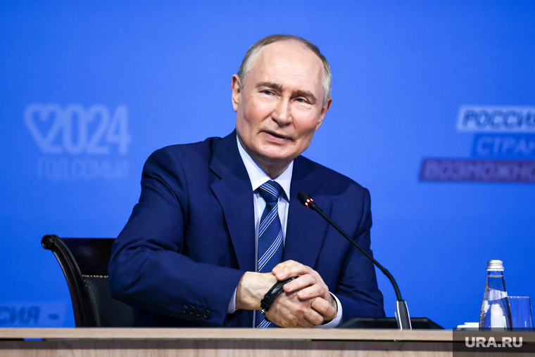 Владимир Путин на ВДНХ. Москва, путин владимир