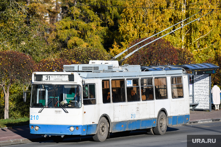Виды Екатеринбурга, троллейбус, маршрут31