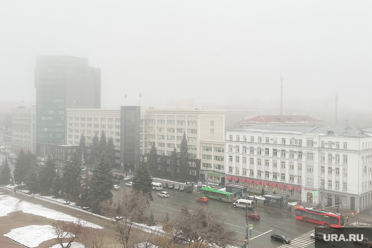 Туман. Челябинск, погода, нму, климат, осень, туман
