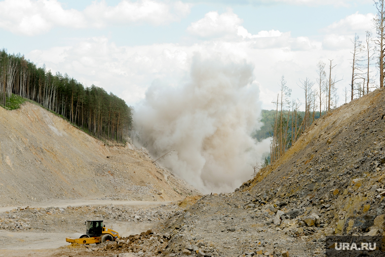 Строительство автодороги М5. Росавтодор, Упрдор Южный Урал. Челябинск, взрыв