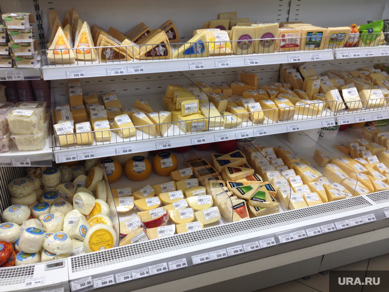 Продукты. Санкции. Алое поле. Проспект. Никитинские ряды. Челябинск., продуктовый магазин, сыр