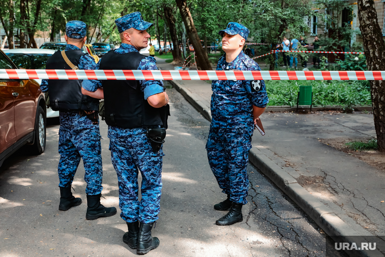 Взрыв в квартире жилого дома в Москве. , чп, полиция, оцепление