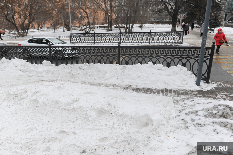 Уборка снега. Челябинск, уборка снега