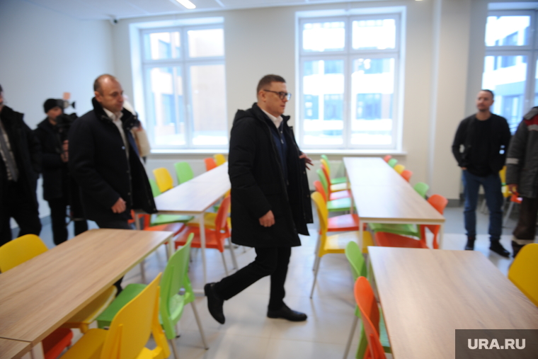 Осмотр строительства школы в 34 микрорайоне. Челябинск, текслер алексей
