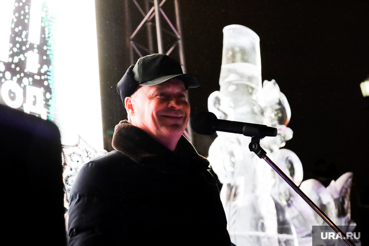 Алексей Орлов на открытии ледового городка
