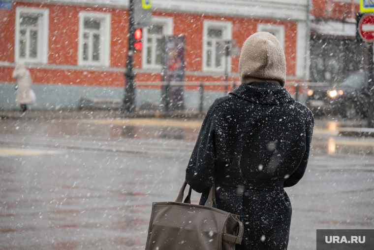 Снегопад. Пермь, девушка, снегопад, зима, женщина, климат