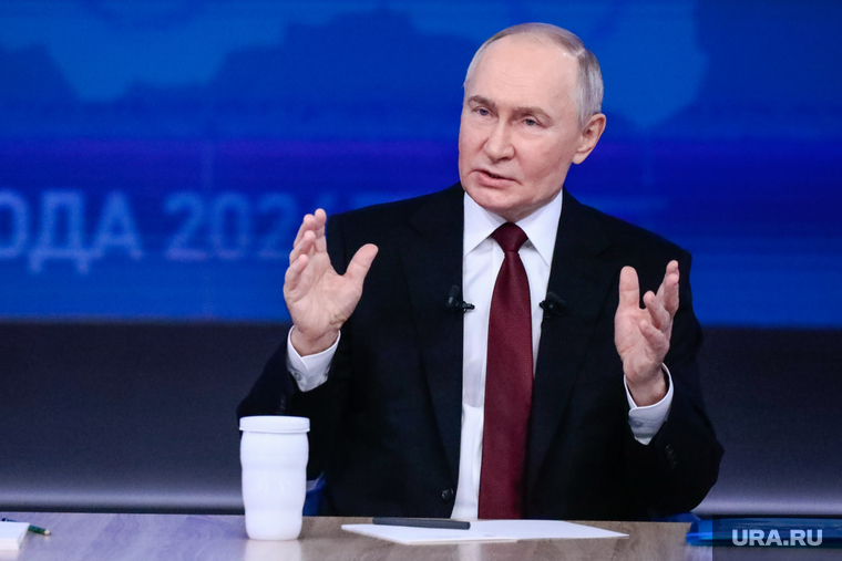Прямая линия "Итоги 2024 года" с Президентом РФ Владимиром Путиным. Москва, путин владимир