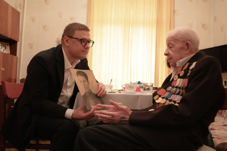 Алексей Текслер и ветеран