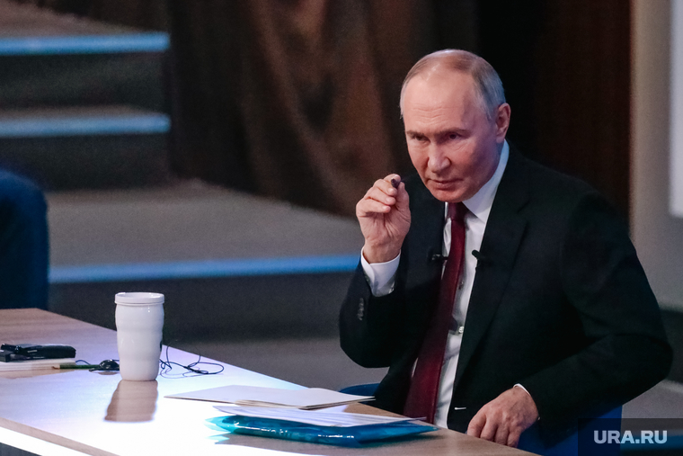 Прямая линия "Итоги 2024 года" с Президентом РФ Владимиром Путиным. Москва, путин владимир