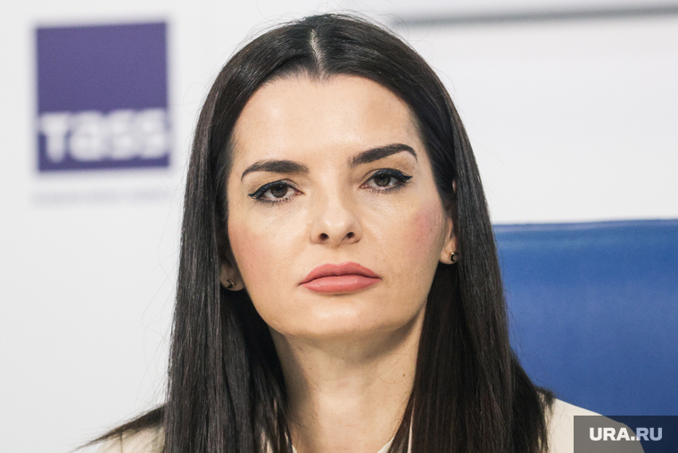 Глава Гагаузской автономии Молдовы Евгения Гуцул на пресс-конференции в ТАСС. Москва, гуцул евгения