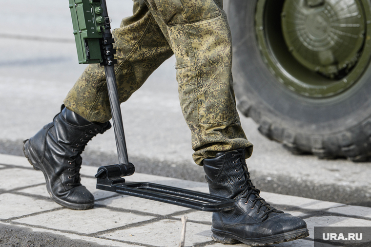 Репетиция парада Победы. Екатеринбург , военная техника, военные, сапер, мины, разминирование, военная колонна, репетиция военного парада