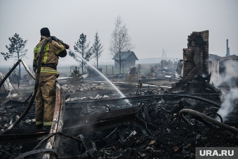 При пожаре сгорело 15 квартир