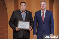 Андрей Перфильев — лауреат в номинации «Лучший оператор по поддержанию пластового давления» конкурса «Черное золото Югры»