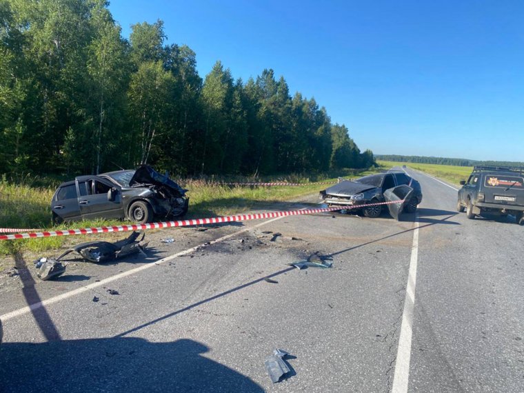 Виновник аварии выехал на полосу встречного движения, из-за чего и произошло ДТП