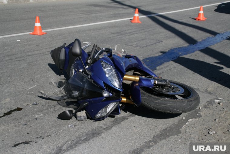 В Мегионе произошло ДТП с мотоциклом