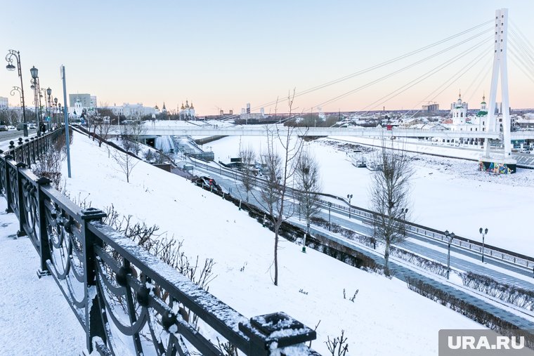 Температура воздуха в Тюмени не опустится ниже -7 градусов 13 января