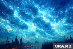 В Кургане зафиксирована высокая активность грозовых разрядов