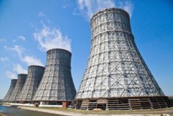 Атака беспилотника оставила темный след градирне АЭС  