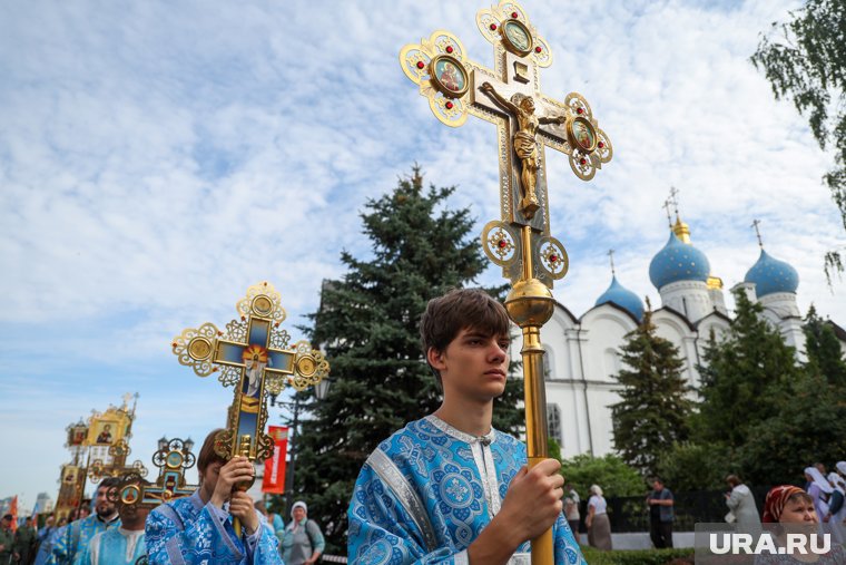 На территории Казанского монастыря проходят благотворительные акции в честь обретения иконы