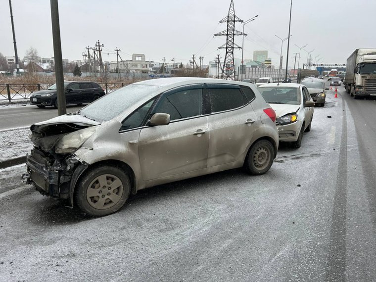 В аварии пострадали два человека 