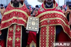 В кафедральном соборе Преображения Господня после крестного хода освятили икону Николая Чудотворца