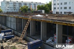 В центре Кургана обрушилась часть строящегося ЖК (архивное фото)