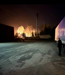 В районе аэропорта в Брянске прогремел мощный взрыв