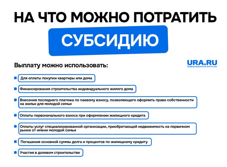 На что можно потратить субсидию