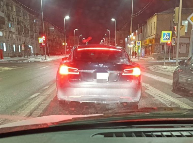 Еще одна Tesla замечена в Кургане