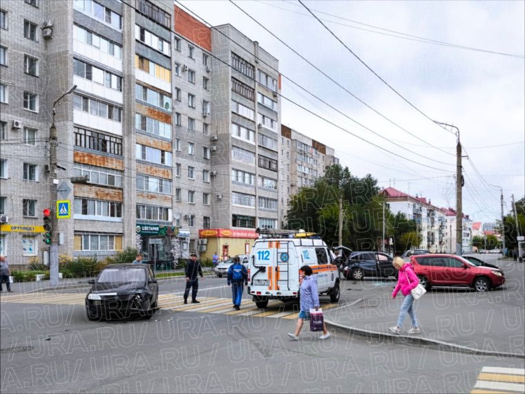 Авария случилась в центре Кургана