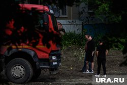 Работники на участке