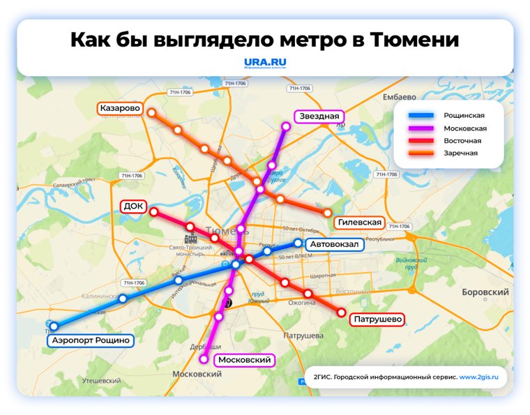 Схема возможного метро.