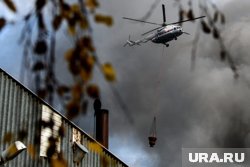 Густой дым накрыл центр Уфы (архивное фото)