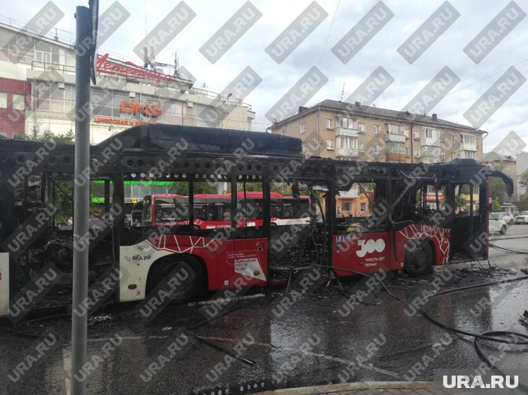 ТС сгорело полностью