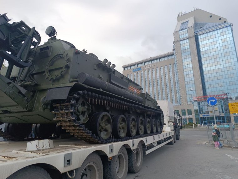 Выставка военной техники завершена