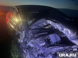 Кадр жесткого ДТП в Щучанском округе