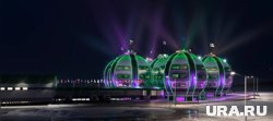 Макет международной арктической станции «Снежинка» 
