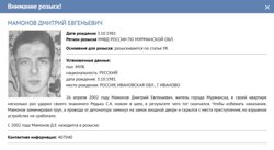 Карточка Дмитрия Мамонова