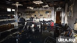 Площадь пожара составила 200 квадратных метров