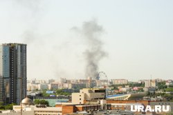 Пожар вспыхнул на северо-западе Челябинска 