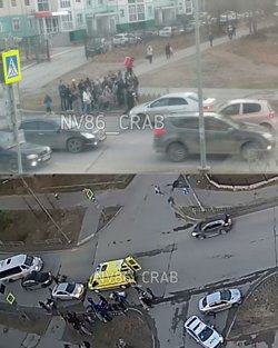 Подростки ехали по дороге на одном велосипеде