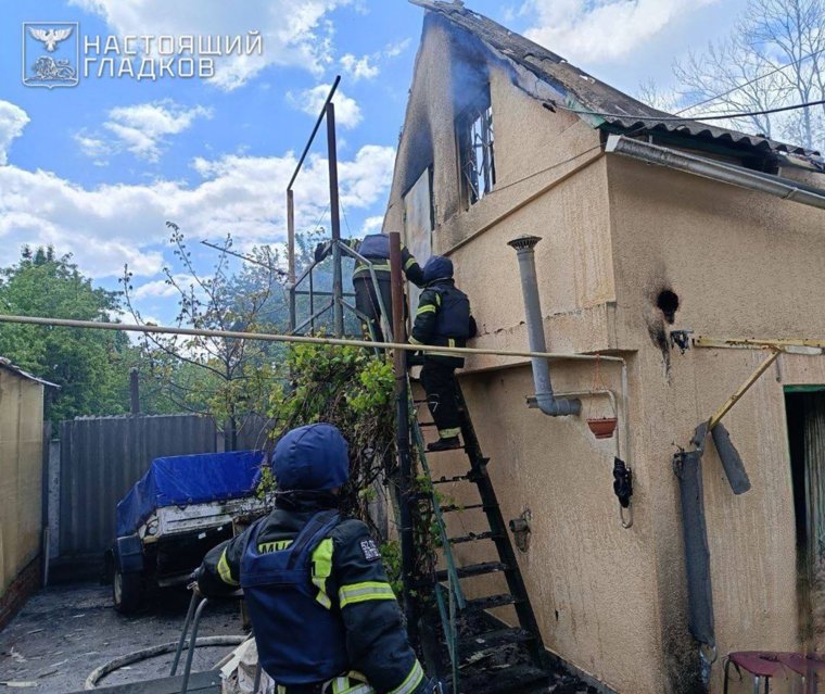 В поселке Шамино дрон сдетонировал на территории частного домовладения