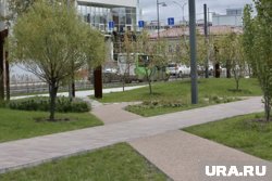 Новыйц сквер открыли на улице Мельничной 