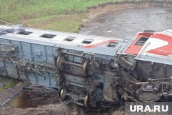 При сходе поезда с рельс никто не пострадал (архивное фото)