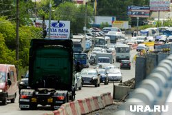 Основные пробки наблюдаются в центре города 