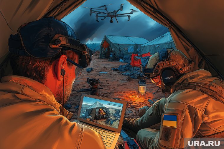 В результате атак украинских дронов сильный пожар случился на рынке в Токмаке