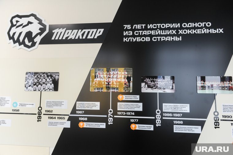На стене можно узнать о богатой истории клуба
