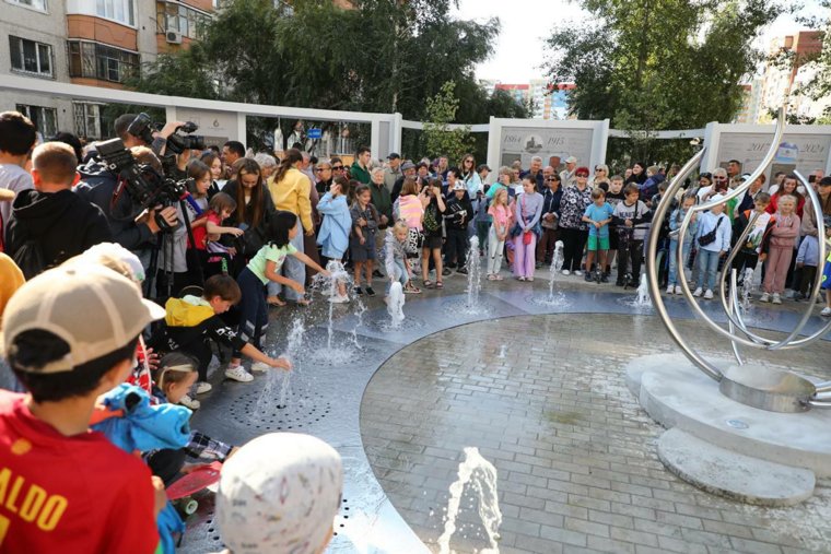 Церемония открытия бульвара