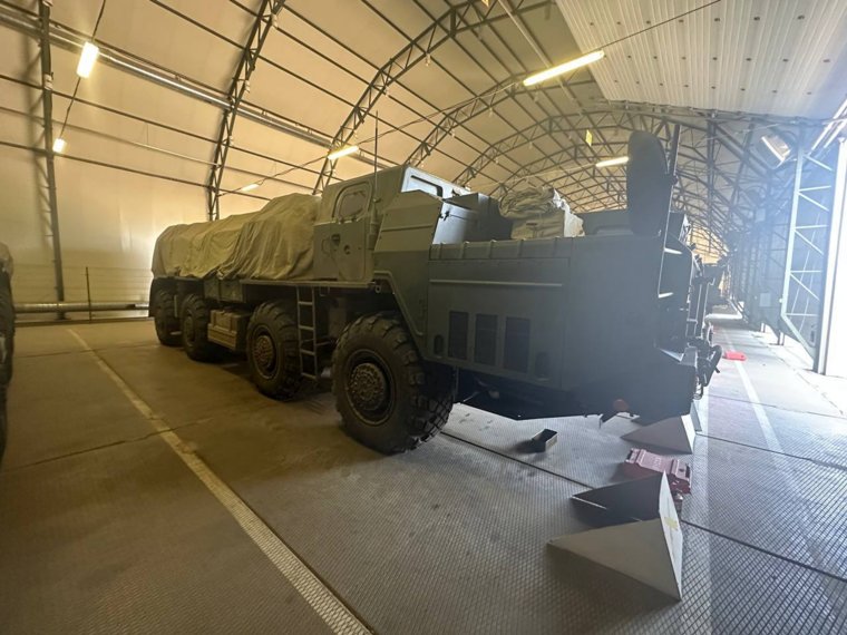 Боевая машина пока находится в специальном ангаре